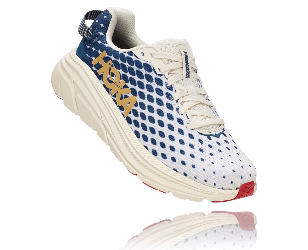 Hoka One One Rincon 2 Löparskor Dam Beige/Blå/Vita - SE-9618372